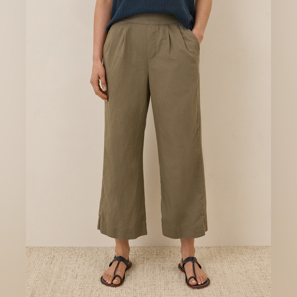 Pact Canopy Linen Pleated Trouser Made with Organic Cotton
